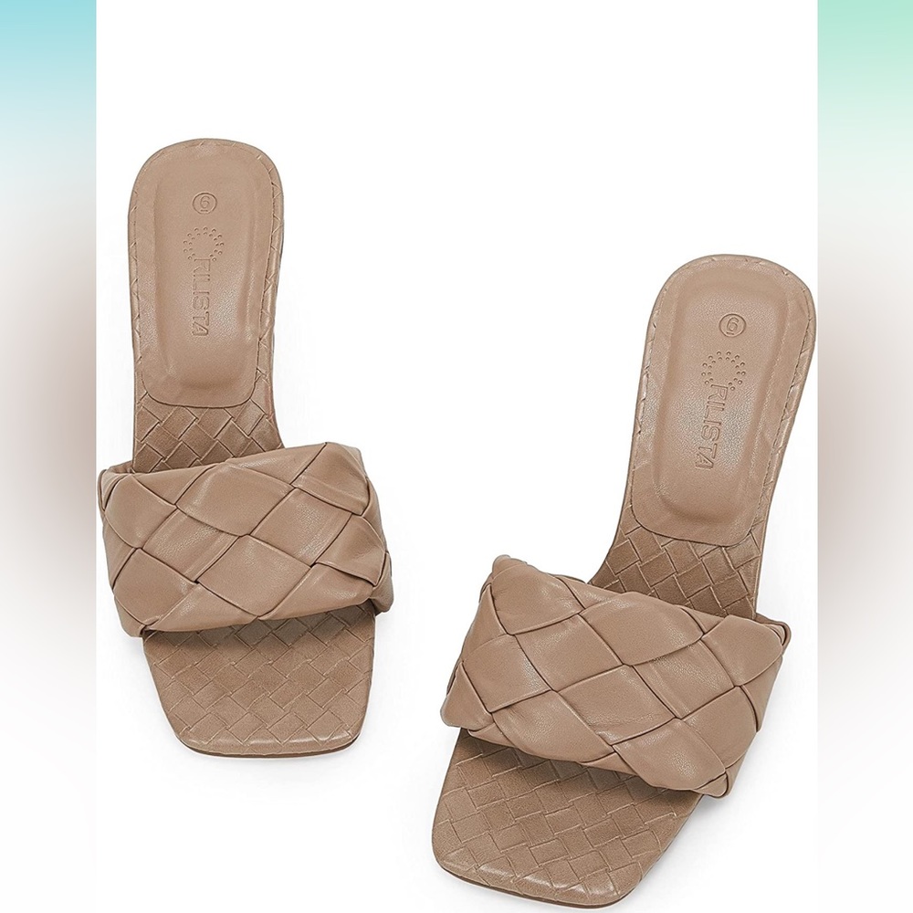 New RILISTA Slip on Square toe heels.